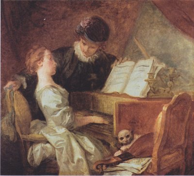 Die Musikstunde von Jean Honore Fragonard